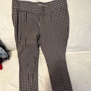 Plaid leggings xl
